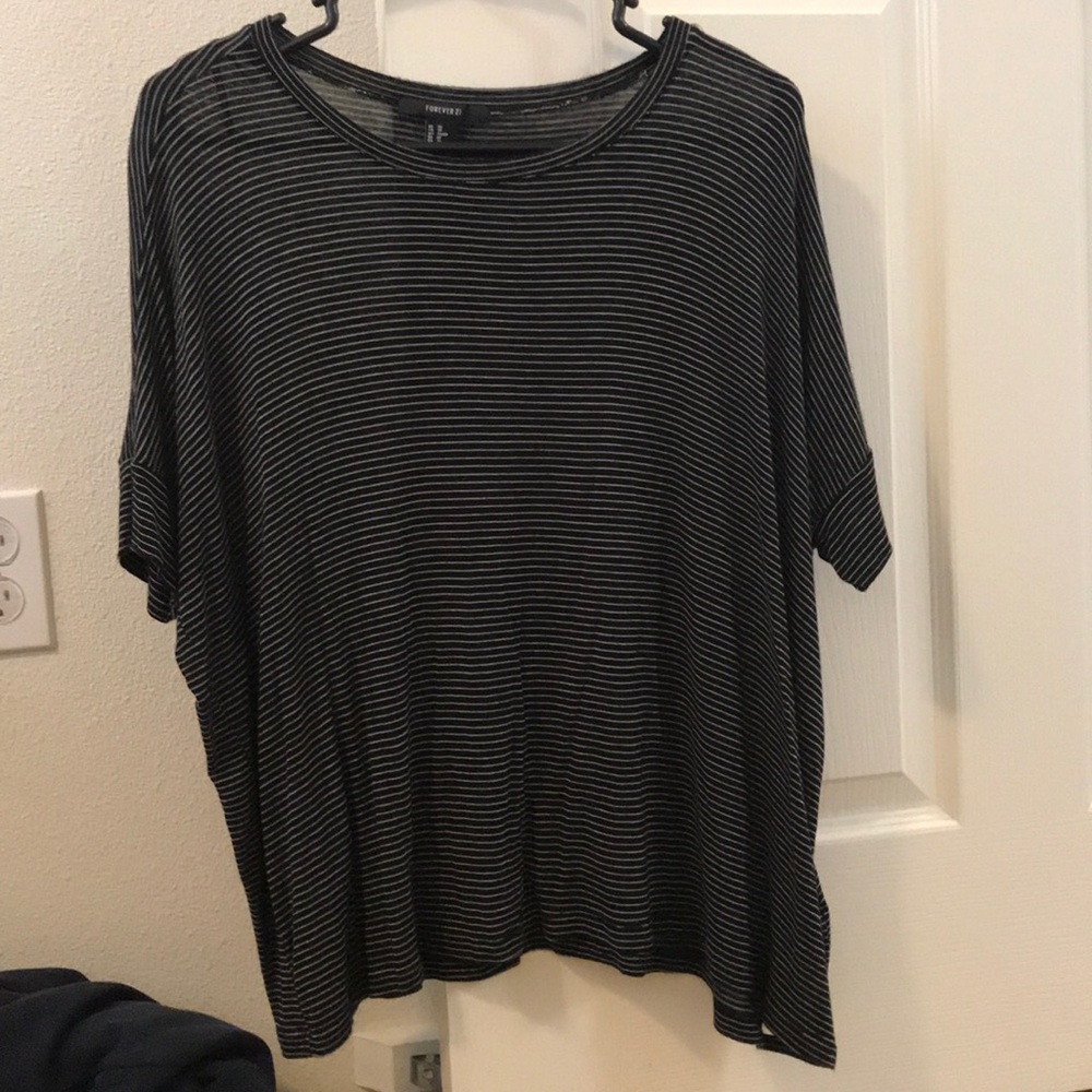 Striped dolman top